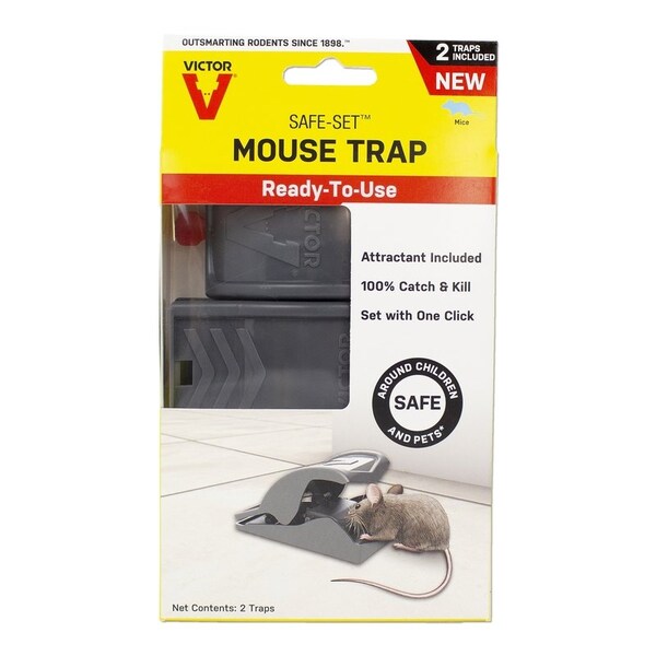 Victor Victor Safe-Set Small Animal Trap For Mice 2 pk M070B - main